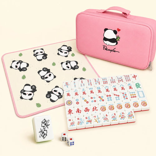 Panda theme American Mahjong set